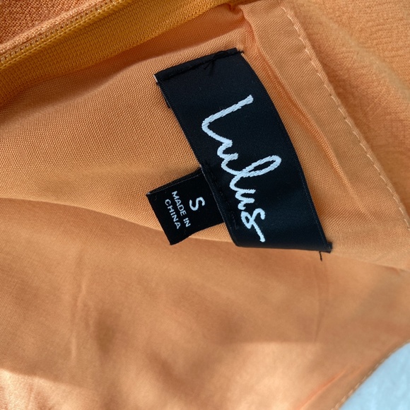 Feel the Sunshine Washed Orange Tassel Mini Dress - Picture 8 of 9